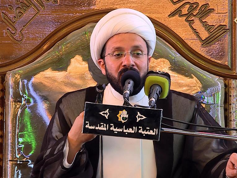 محاضرة الشيخ عبد الصاحب الطائي في الصحن العباسي الشريف 14 رمضان 1439هـ